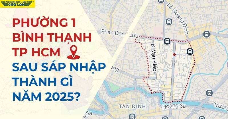 Phường 1, Bình Thạnh, TP HCM sau sáp nhập 