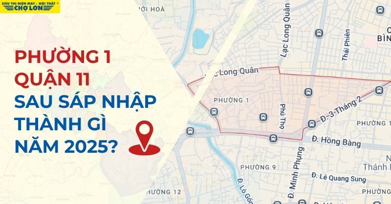 Phường 1, Quận 11, TP.HCM sáp nhập thành phường Minh Phụng