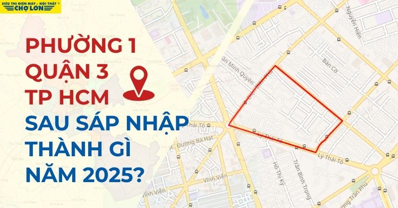 Phường 1, Quận 3, TP HCM sau sáp nhập
