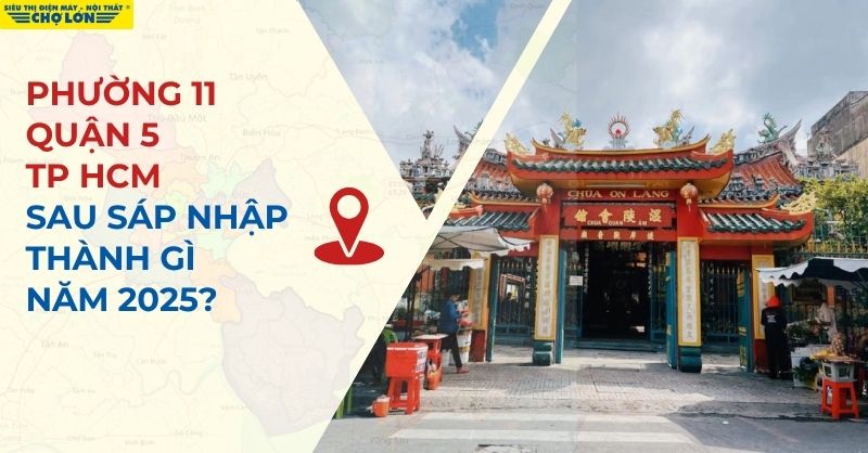 Giao diện mới của phường 11, quận 5 sau sáp nhập