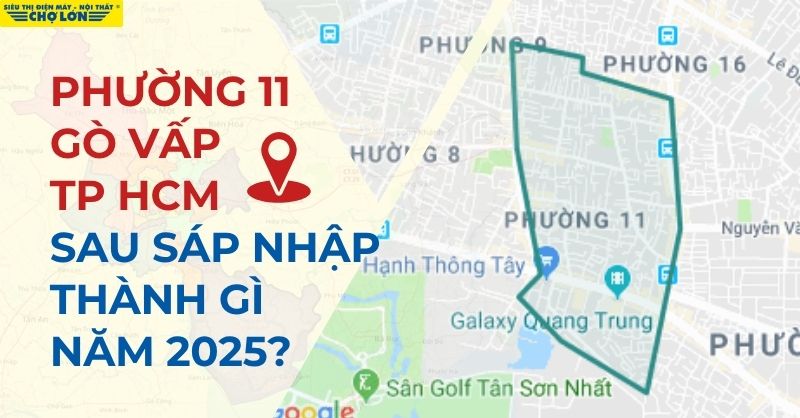 Phường 11, Quận Gò Vấp, TP.HCM sau sáp nhập