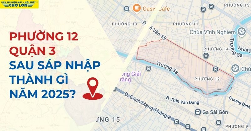 Phường 12, Quận 3, TP HCM sáp nhập thành phường Nhiêu Lộc