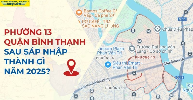 phường 13, quận Bình Thạnh sau sáp nhập thành phường Bình Lợi Trung