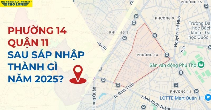 Phường 14, Quận 11, TP.HCM sáp nhập thành phường Hòa Bình
