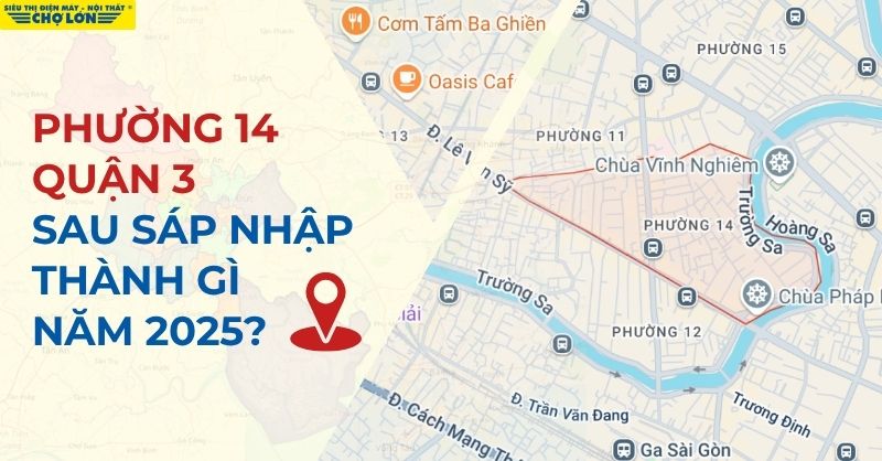 Phường 14, Quận 3, TP HCM sáp nhập thành phường Nhiêu Lộc