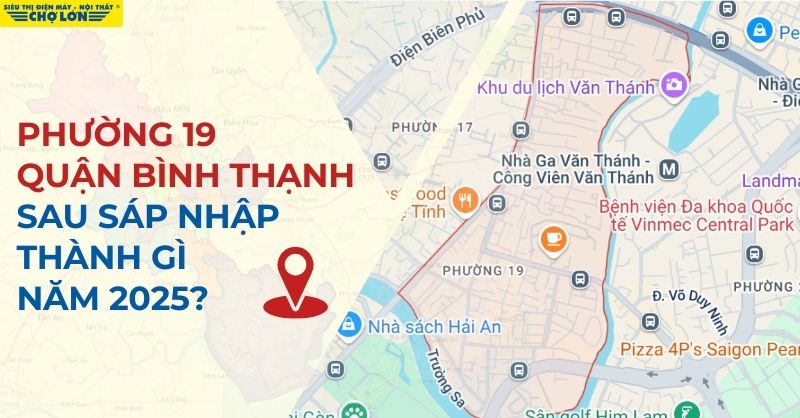 phường 19 Bình Thạnh sau sáp nhập mang tên phường Thạnh Mỹ Tây