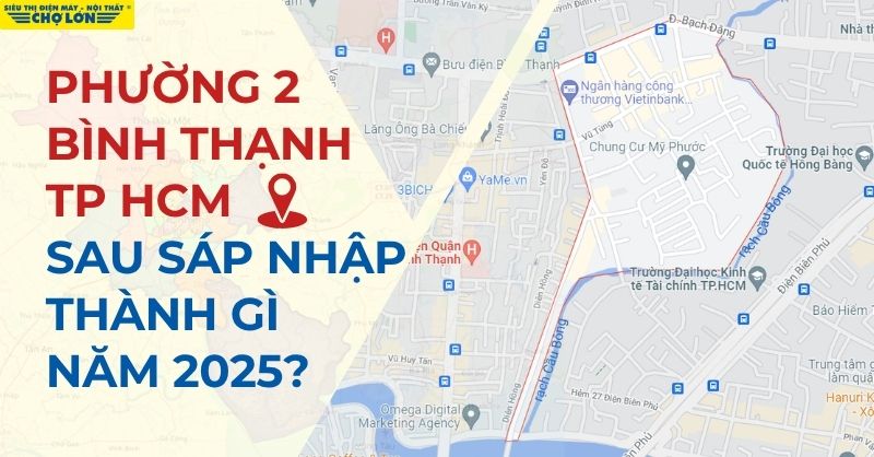 Phường 2, Bình Thạnh, TP HCM sau sáp nhập