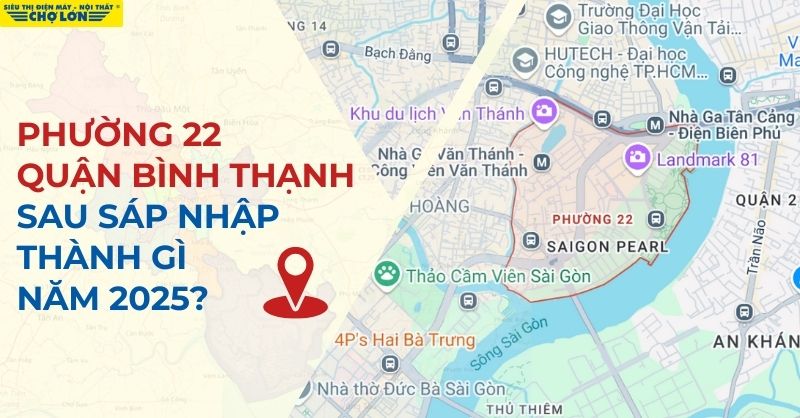 phường 22 Bình Thạnh sau sáp nhập trở thành phường Thạnh Mỹ Tây