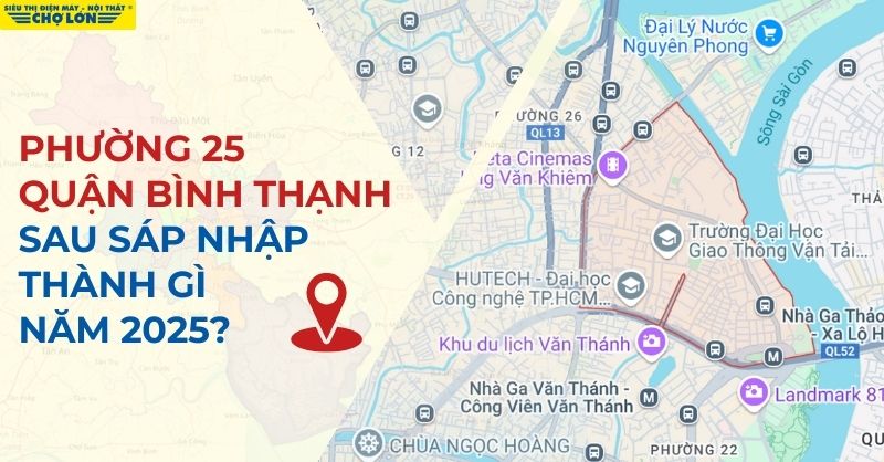 phường 25 Bình Thạnh sau sáp nhập trở thành phường Thuận Mỹ Tây