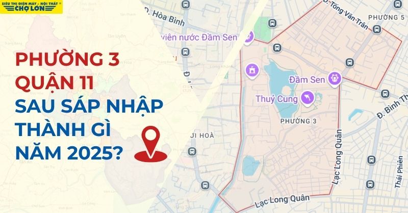 Phường 3, Quận 11, TP.HCM sáp nhập thành gì phường Bình Thới