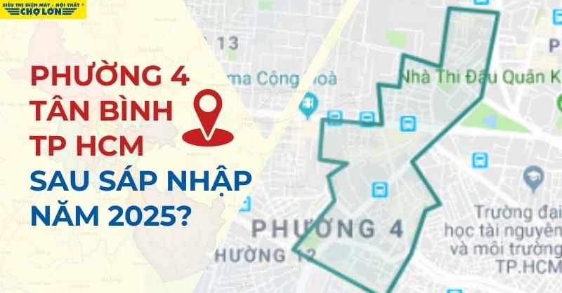 Phường 4, Quận Tân Bình, TP.HCM sáp nhập