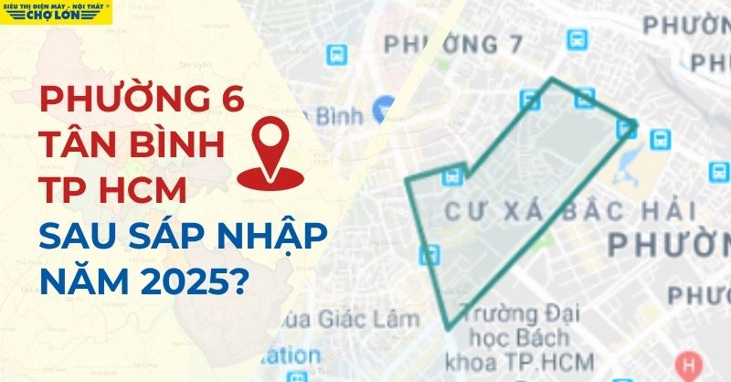 Phường 6, Quận Tân Bình, TP.HCM sáp nhập
