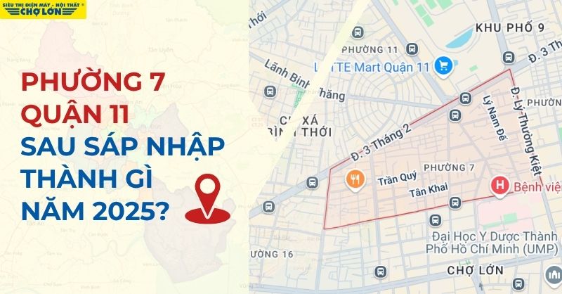 Phường 7, Quận 11, TP.HCM sáp nhập thành phường Minh Phụng