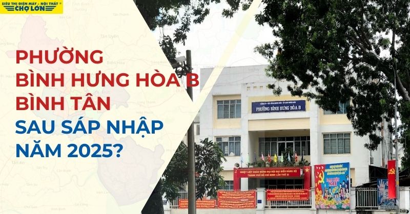 Phường Bình Hưng Hòa B, Bình Tân sáp nhập