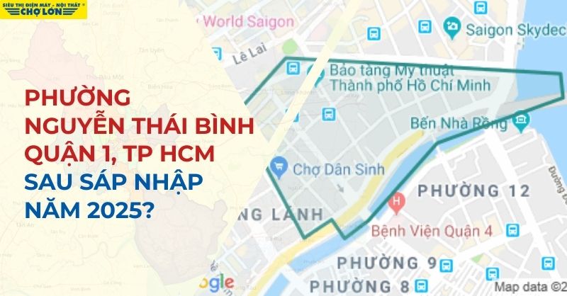 Sau sáp nhập Phường Nguyễn Thái Bình , Quận 1 ra sao