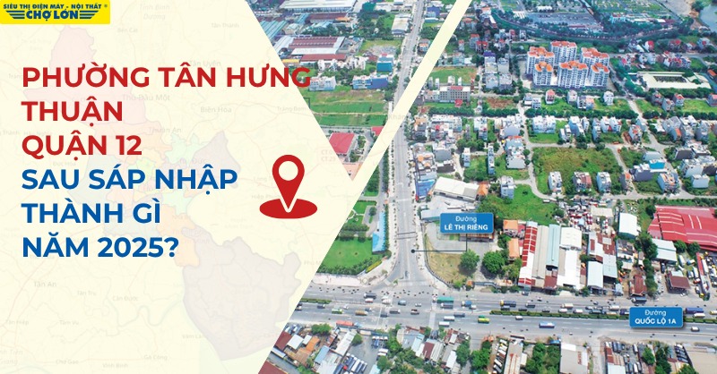 Bản đồ phường tân hưng thuận quận 12
