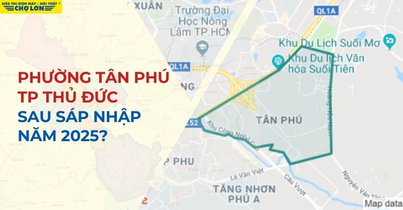 Sau sáp nhập Phường Tân Phú, TP Thủ Đức thành gì