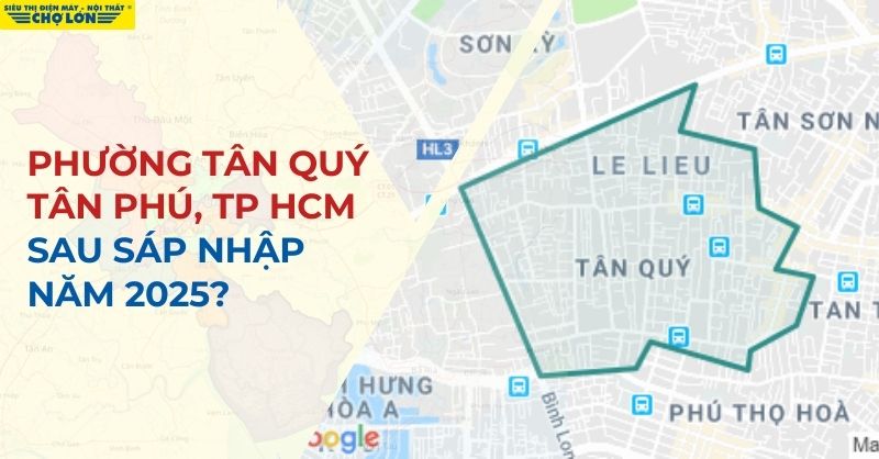 Phường Tân Quý, Tân Phú sau sáp nhập