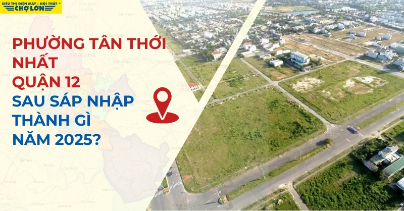 Toàn cảnh phường tân thới nhất quận 12