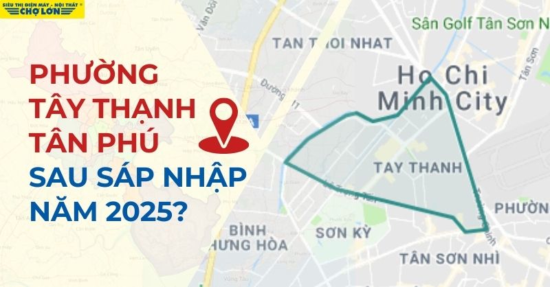Phường Tây Thạnh, Quận Tân Phú sau sáp nhập