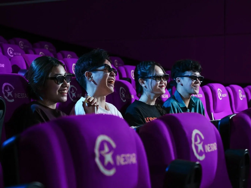 rạp chiếu phim Cinestar Quốc Thanh được đông đảo các bạn trẻ ủng hộ