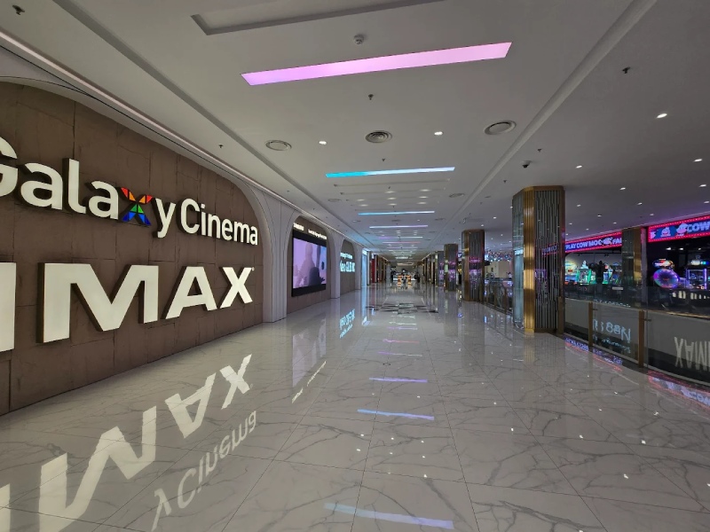 Galaxy Sala nằm tại trung tâm thương mại Thiso Mall Sala