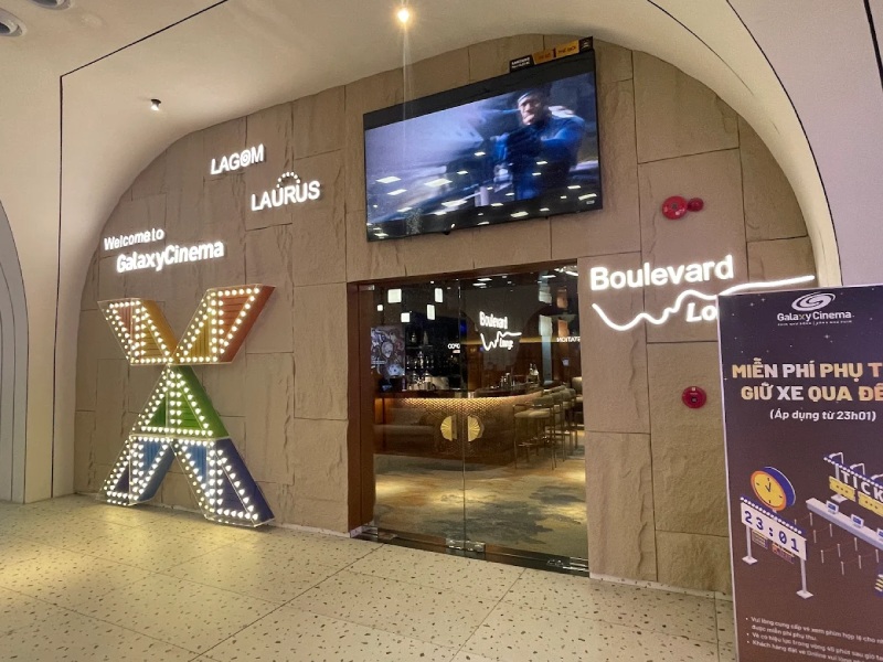 đa dạng loại phòng chiếu tại Galaxy Sala