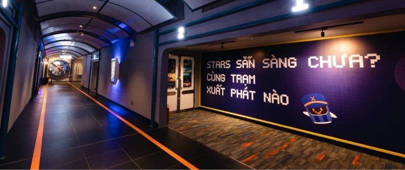 tàu điện ngầm thu nhỏ tại Galaxy Trường Chinh