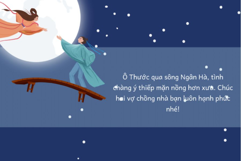 hình ảnh Ngưu Lang và Chức Nữ gắn liền với ngày Thất Tịch