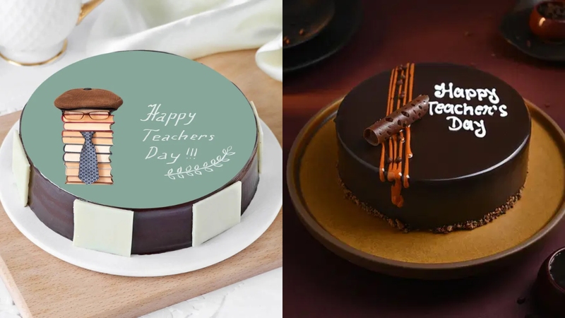 Bánh kem trang trí chữ Happy Teacher’s Day