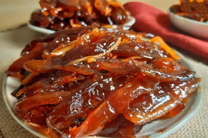 Mứt khế ngào đường dẻo quánh