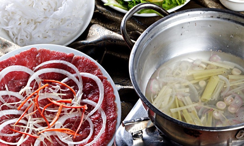 Bò nhúng giấm ngon chuẩn vị