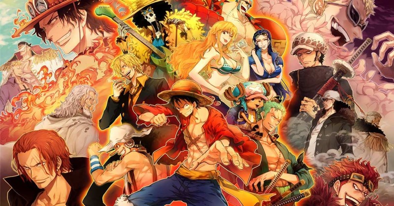 Các nhân vật nổi bật trong One Piece phong cách anime