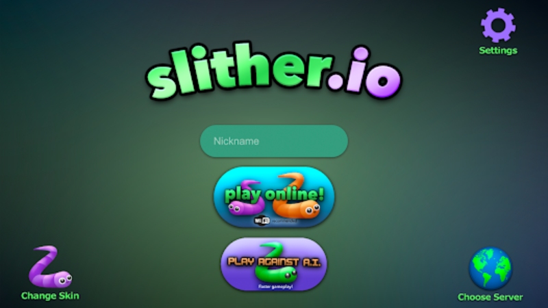 Slither.io - mục tiêu duy nhất của bạn là sinh tồn, phát triển 