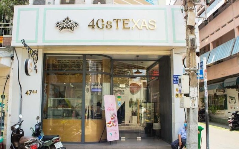 Tiệm bánh 4Gs Texasnằm trên con phố ở Sài Gòn