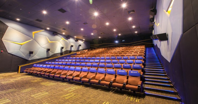 Rạp Mega GS Cinema với không gian rộng rãi