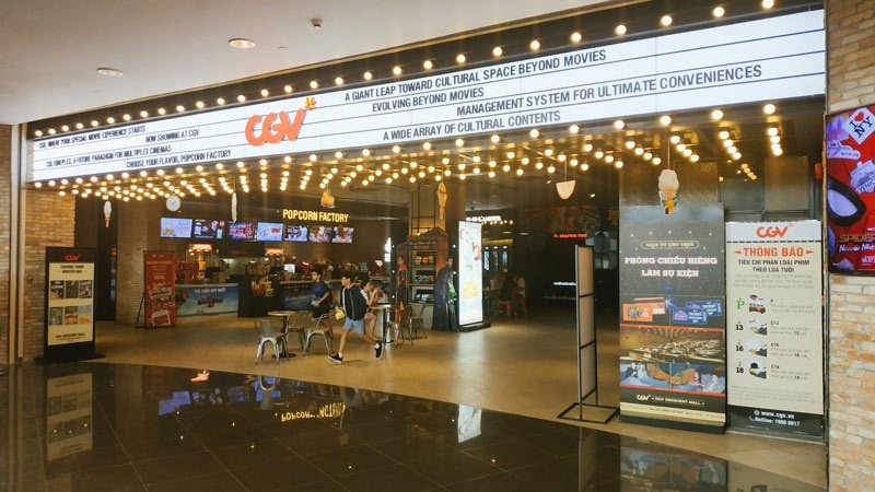 CGV Crescent Mall nổi bật với không gian rộng rãi