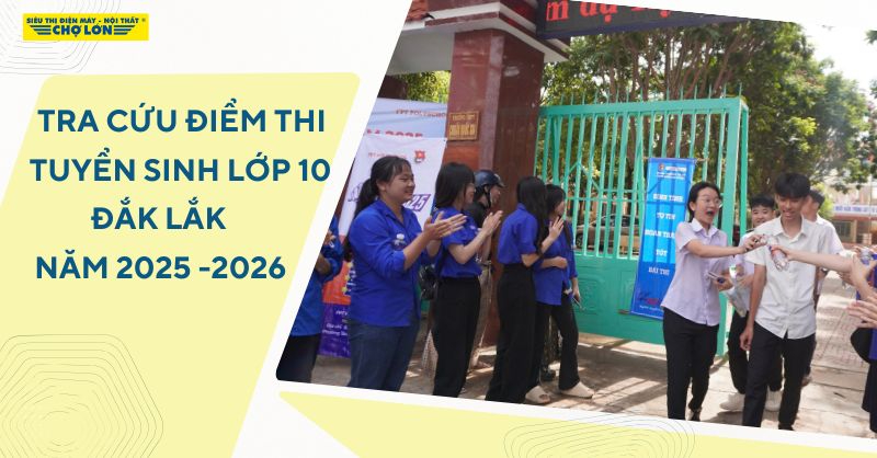 Học sinh Đắk Lắk tra cứu điểm thi tại điểm trường