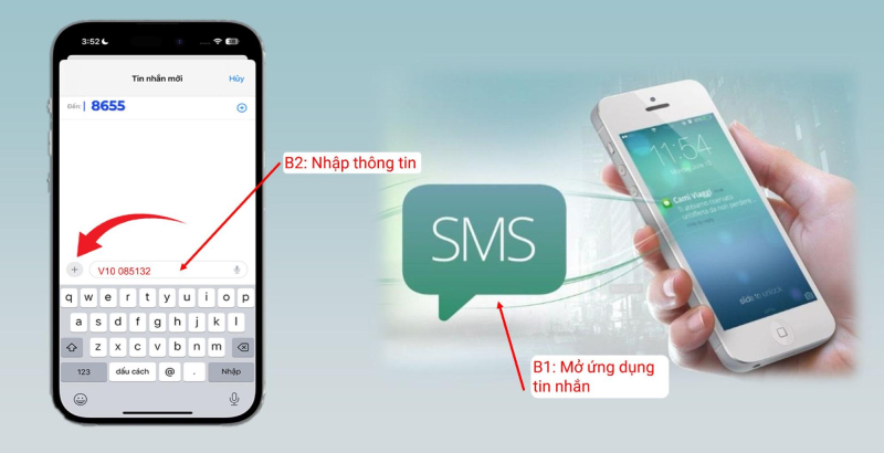 Các bước tra cứu điểm qua SMS