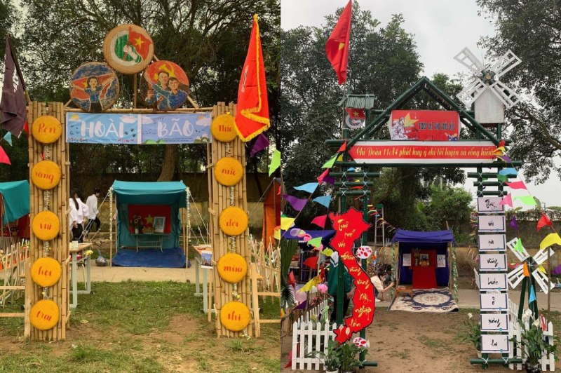 Cổng trại chủ đề Hoài Bão và Tiếp Sức Mùa Thi