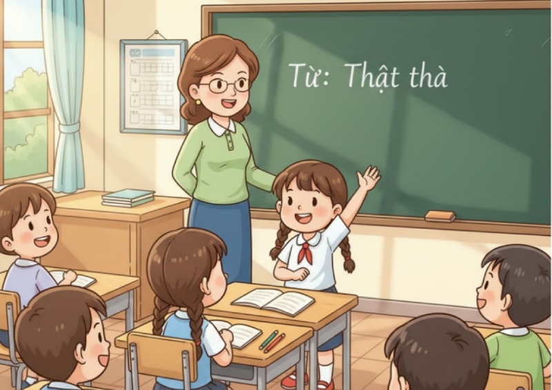 Bài kiểm tra tiếng Việt - truyện cười 20/11