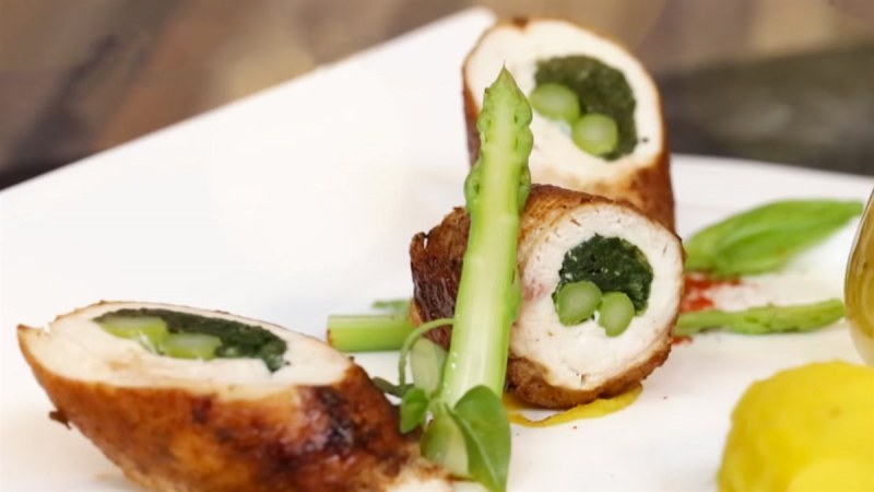 Món gà cuộn đơn giản