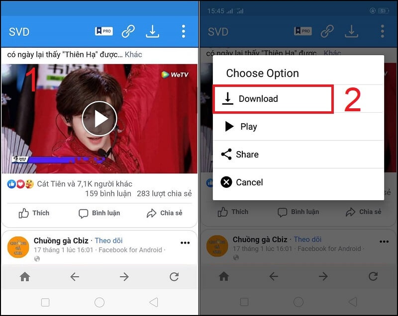 Cách tải video Facebook bằng ứng dụng hỗ trợ
