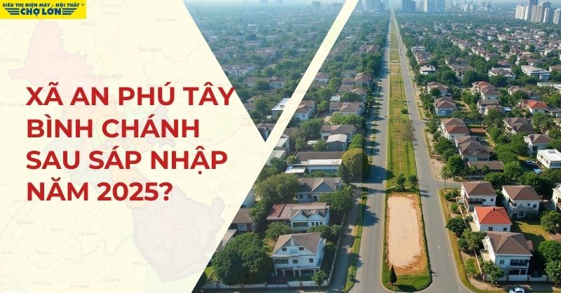 Xã An Phú Tây, Bình Chánh sáp nhập