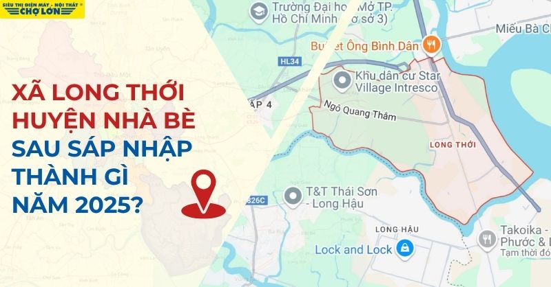 xã Long Thới huyện Nhà Bè sau sáp nhập trở thành xã Hiệp Phước