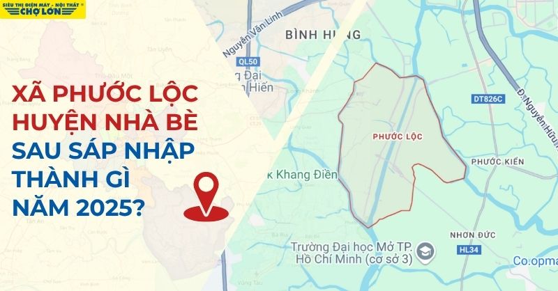xã Phước Lộc huyện Nhà Bè sau sáp nhập trở thành xã Nhà Bè