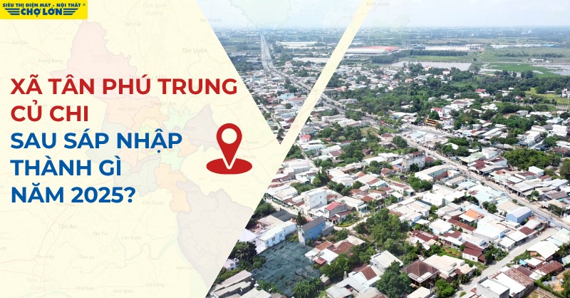 Bản đồ xã tân phú trung