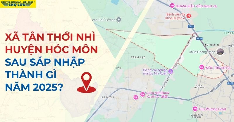 xã Tân Thới Nhì huyện Hóc Môn sau sáp nhập trở thành xã Xuân Thới Sơn