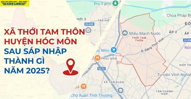 xã Thới Tam Thôn sau sáp nhập trở thành xã Đông Thạnh