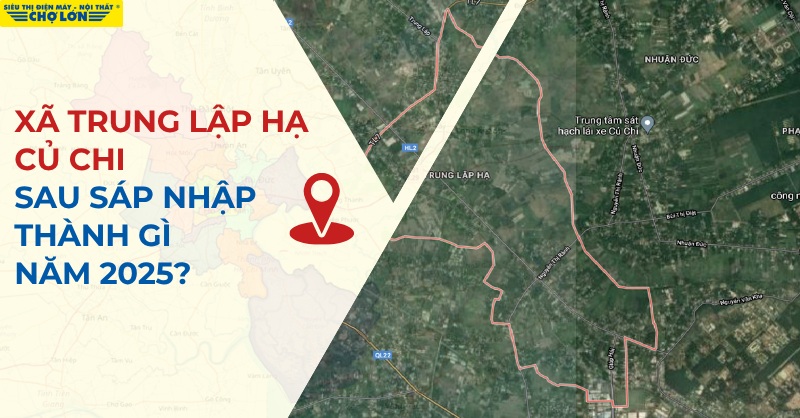 Bản đồ xã trung lập hà củ chi